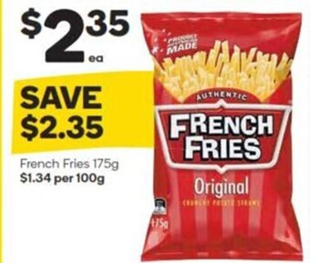 Woolworths French Fries 175g offer
