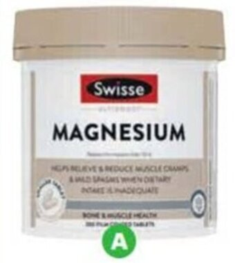 Woolworths A Swisse Ultiboost Magnesium Tablets Pk 200- offer