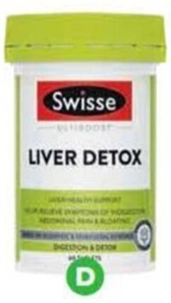 Woolworths D Swisse Ultiboost Liver Detox Tablets Pk 60- offer