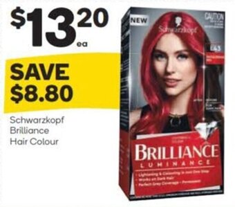 Woolworths Schwarzkopf Brilliance Hair Colour offer