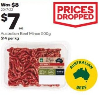 Woolworths Australian Beef Mince 500g offer