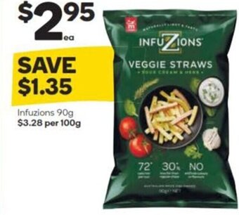 Woolworths Infuzions 90g offer