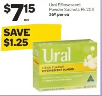 Ural Effervescent Powder Sachets Pk 20#