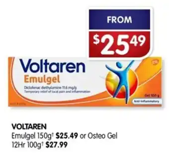 Voltaren Emulgel 150gor Osteo Gel 12Hr 100g