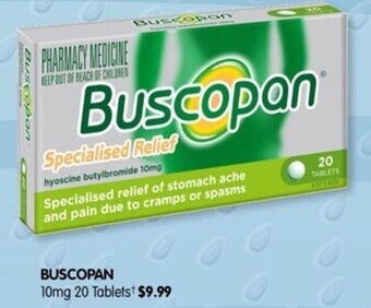 Alliance Pharmacy BUSCOPAN 10mg 20 Tablets offer