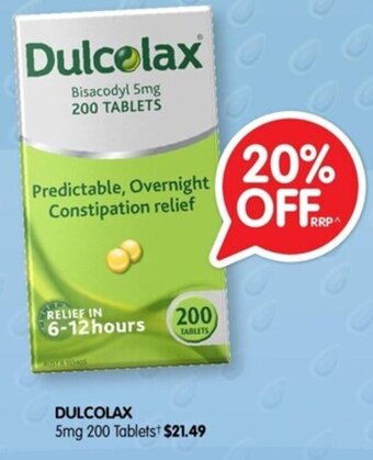 DULCOLAX 5mg 200 Tablets