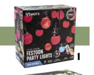 Bunnings Lyworx Colour Changing Festoon Party Lights offer