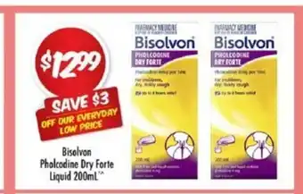 Bisolvon Pholcodine Dry Forte Liquid 200mL