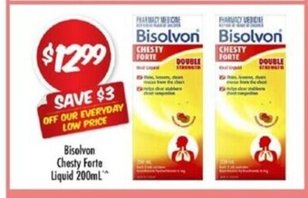Bisolvon Chesty Forte Liquid 200mL