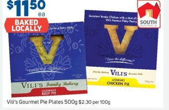 Foodland Vili's Gourmet Pie Plates 500g offer