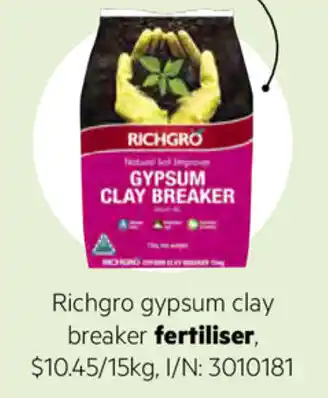 Richgro Gypsum Clay Breaker Fertiliser