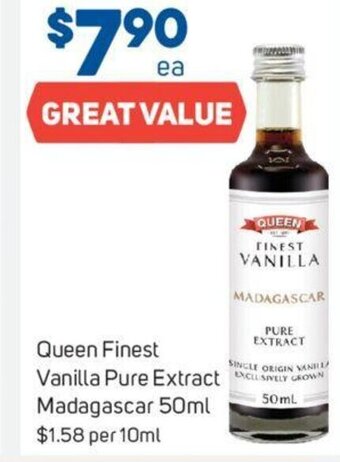 Foodland Queen Finest Vanilla Pure Extract Madagascar 50ml offer