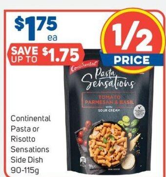 Foodland Continental Pasta or Risotto Sensations Side Dish 90-115g offer