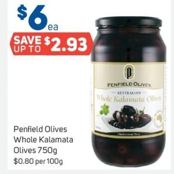 Penfield Olives Whole Kalamata Olives 750g