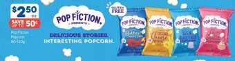 Foodland Pop Fiction Popcorn 80-120g offer