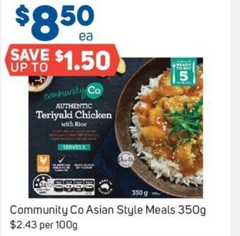 Foodland Community Co Asian Style Meals 350g offer