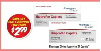Chemist Outlet Pharmacy Choice Ibuprofen 24 Caplets offer