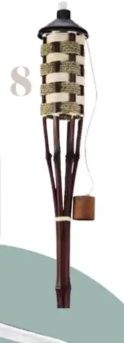 Waxworks 'Island Weave' 1.8m Bamboo Torch