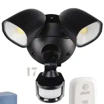 Bunnings Brilliant Fontier 20W Smart LED Twin Flood Light with Sensor offer