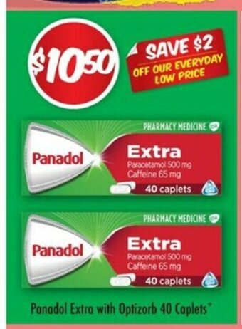 Panadol Extra with Optizorb 40 Caplets