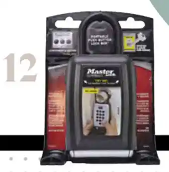 Bunnings Master Lock Select Access Push Button KEy Safe offer