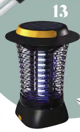Gecko Solar and USB Rechargeable Cordless Zapper Lantern