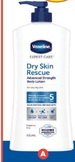 Foodland Vaseline Expert Care Body Lotion 550ml offer