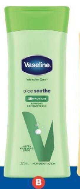 Foodland Vaseline Intensive Care Body Lotion 225ml offer
