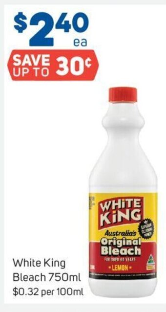 White King Bleach 750ml