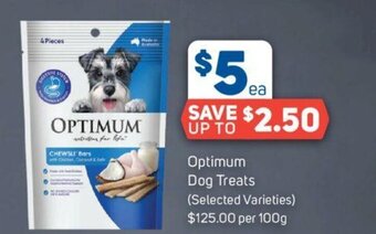 Foodland Optimum Dog Treats offer