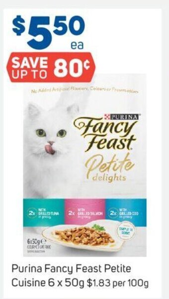 Foodland Purina Fancy Feast Petite Cuisine 6 x 50g offer