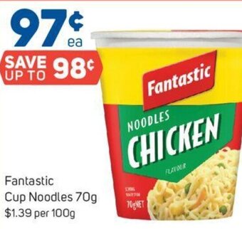 Foodland Fantastic Cup Noodles 70g offer