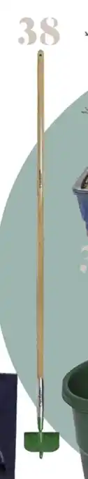 Cyclone Long Timber Handle Swan Neck Hoe