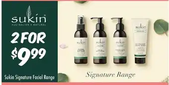 Sukin Signature Facial Range