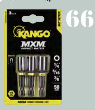 Bunnings Kango MXM 3 Piece Impact Magnetic Nut Setters Set offer