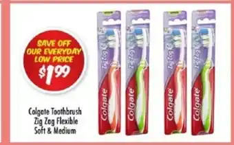 Chemist Outlet Colgate Toothbrush Zig Zag Flexible Soft & Medium offer