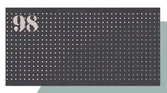 Bunnings Pinnacle 900mm x 450mm Metal Pegboard in Matt Black offer