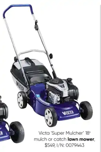 Victa 'Super Mucher' 18" Mulch or Catch Lawn Mower