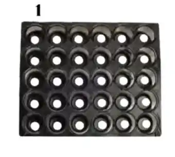Bunnings Reko 30-cell Round Seedling Tray in Black offer