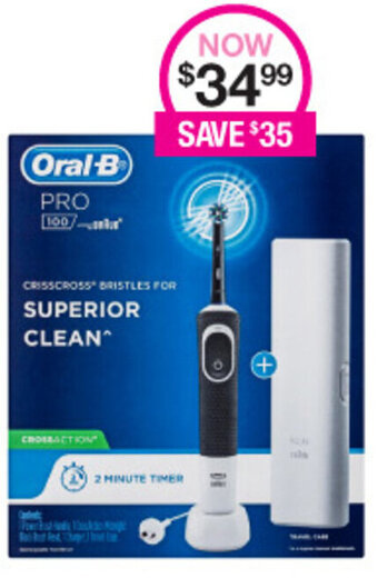 Priceline Oral B Pro 100 offer