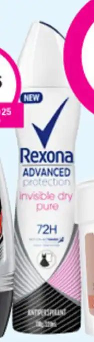 Priceline Rexona Advanced Protection Invisible Dry Pure offer