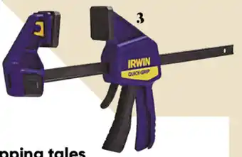 Bunnings Irwin Quick-Grip 300mm Medium Duty Bar Clamp offer