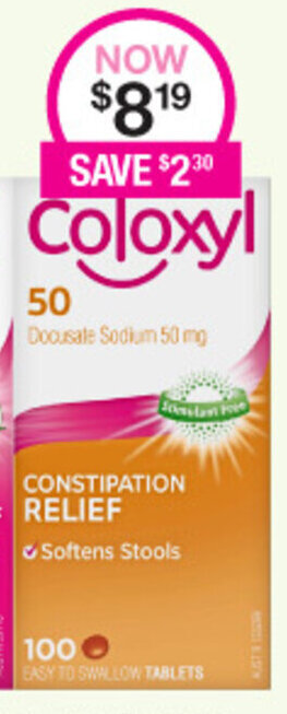 Priceline Coloxyl Constipation Relief offer