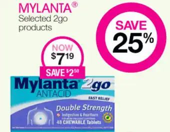 Priceline Mylanta 2go Antacid 7,19 offer
