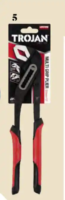 Bunnings Trojan 250mm Multigrip Plier offer