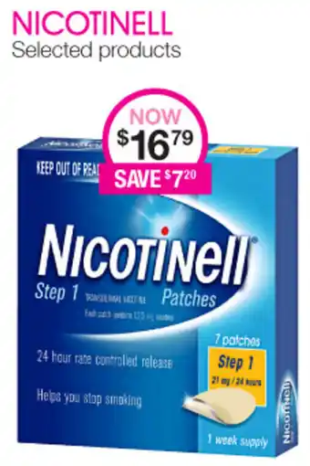 Priceline Nicotinell Patches offer
