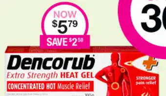 Priceline Dencorub Extra Strength Heat Gel offer