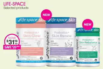 Priceline Life-Space Probiotics+ Skin Glow offer