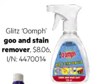Bunnings Glitz Oomph Goo and Stain Remover offer
