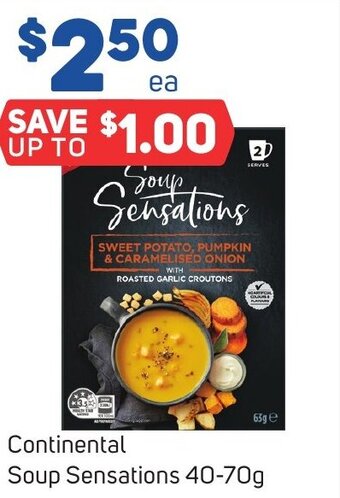 Foodland Continental Soup Sensations 40-70g offer